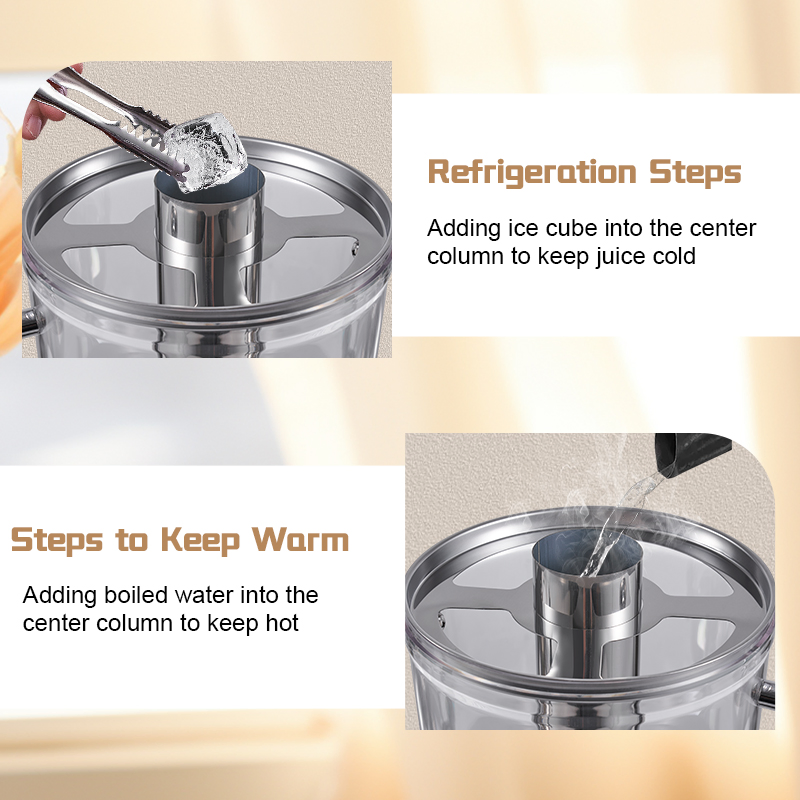 Daosheng Low Price Hotel Restaurant 8/16/24L Stainless Steel Beverage Juice Drink Dispenser Cool Beer Dispenser