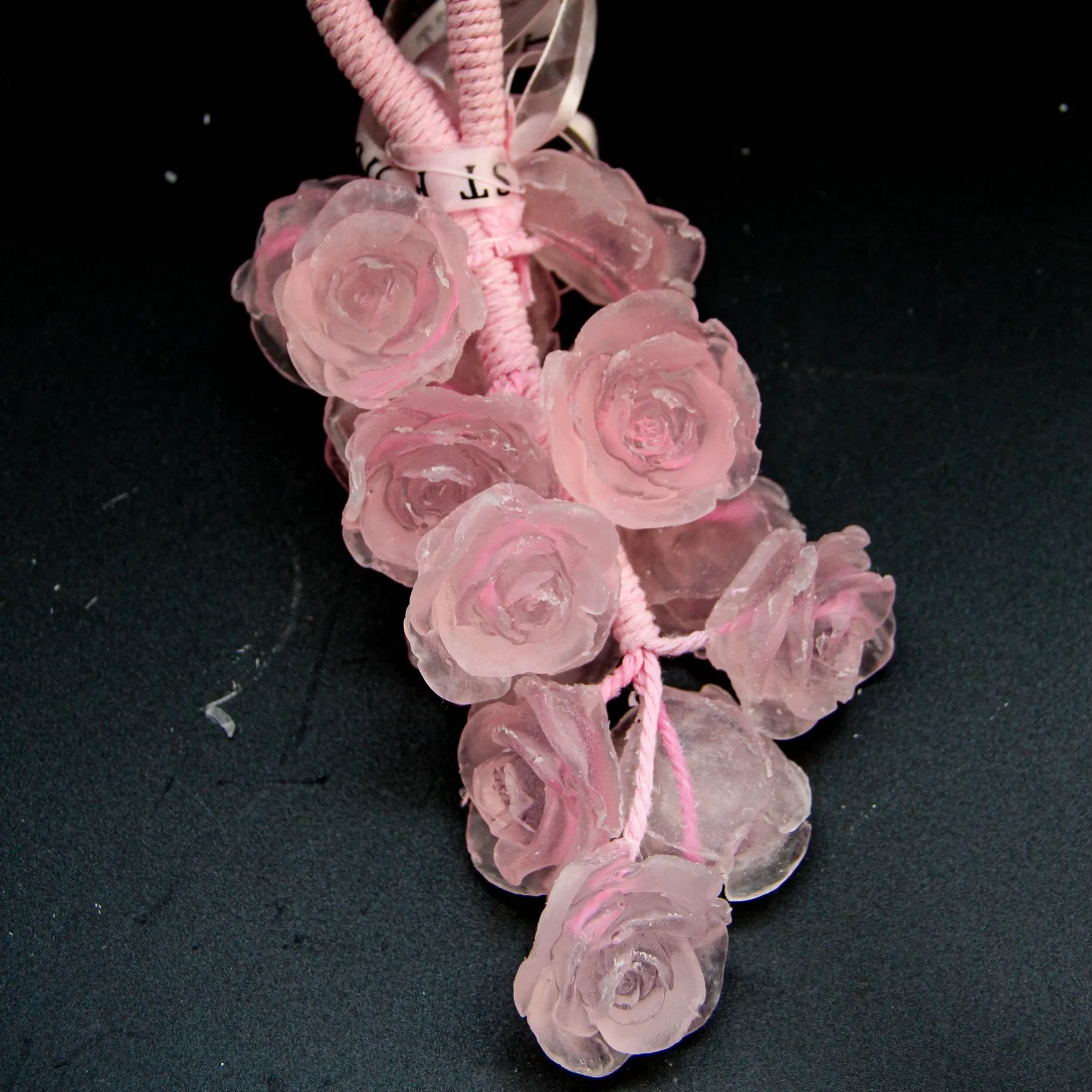 Customizable Transparent Rose-Shaped Soap Wedding Favor Cleaning Soap