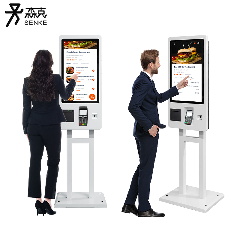 POS Terminal 21.5 Android Windows WiFi Subway Self Order Kiosk Self-Order Kiosk Fast Food