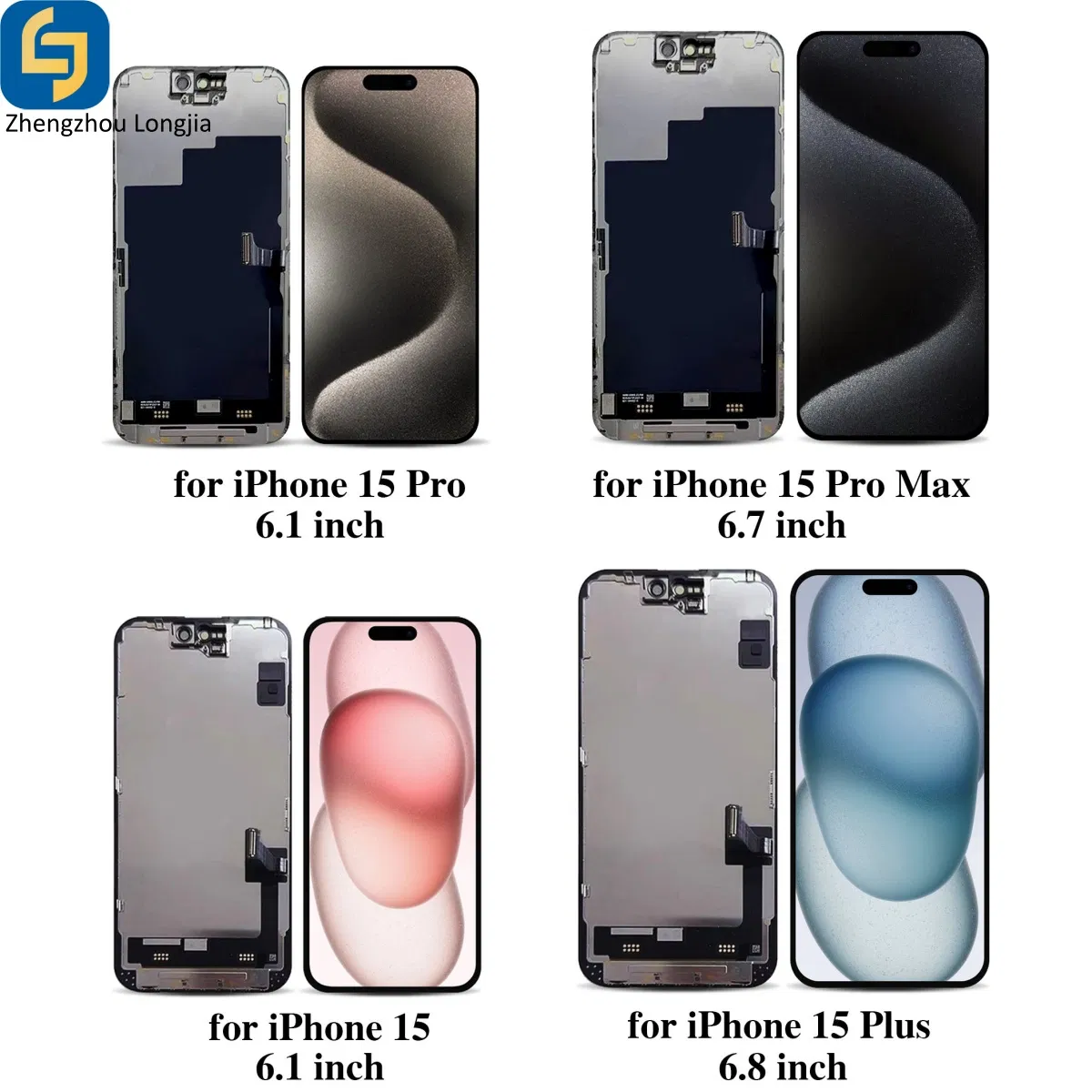 ЖК-экран для iPhone 15 Pro Max, OLED, 6.63 дюйма