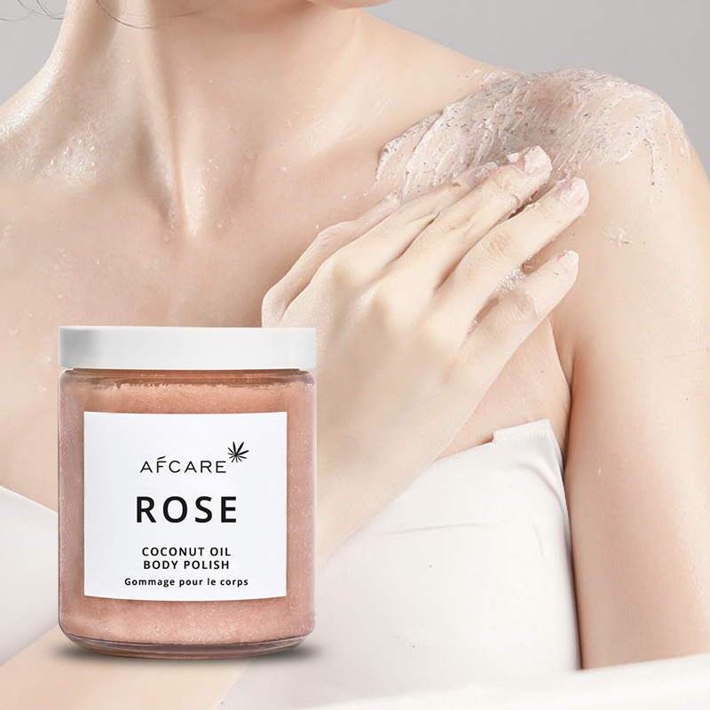 Custom Private Label Wholesale Cheap Bulk Bath Cleaning Natural Shea Butter Shower Skin Exfoliating Organic Sugar Body Scrub