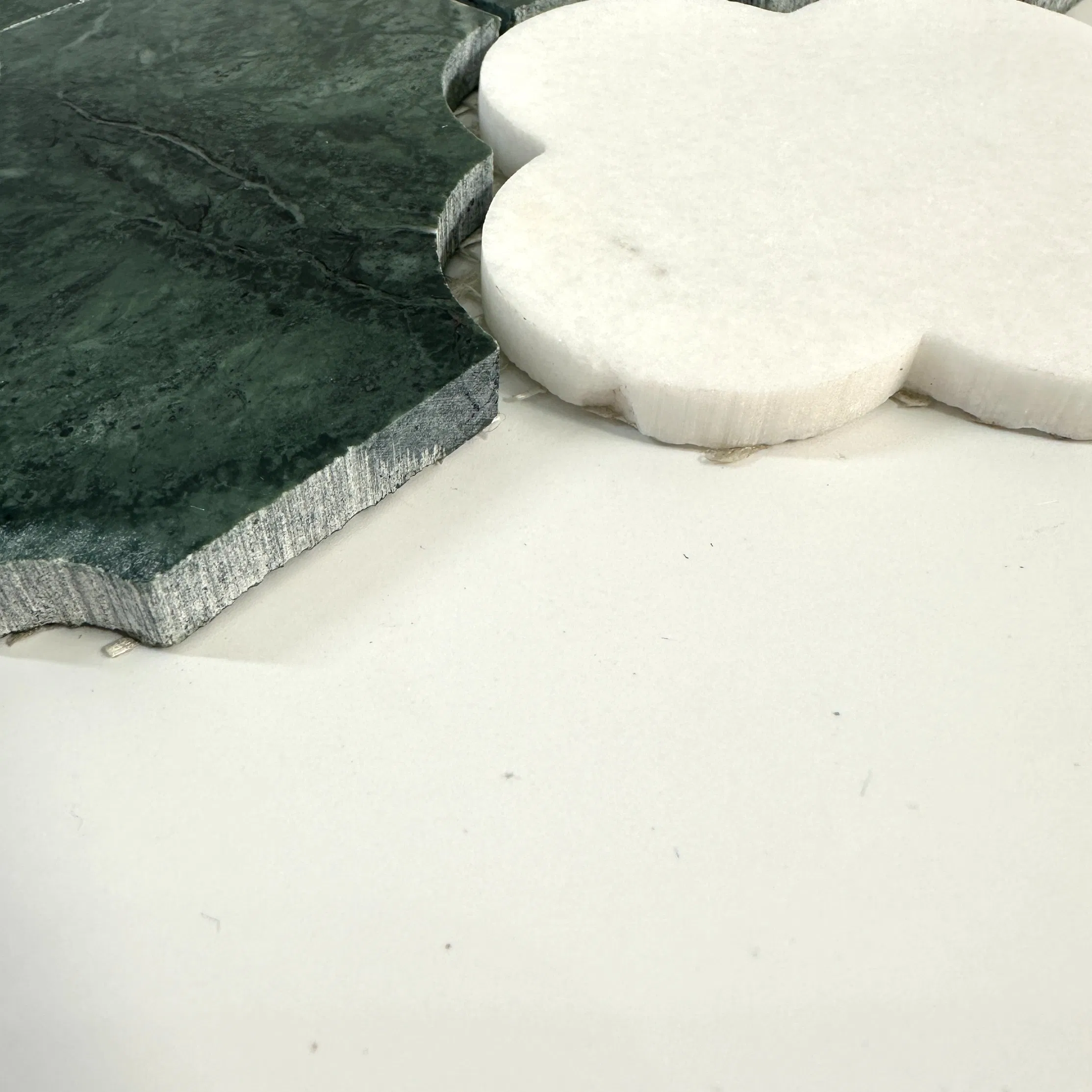 Мозаика из натурального камня «Цветочная смесь» 200x200 мм