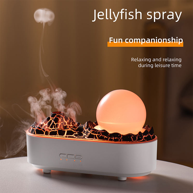 3D Flame Air Humidifier Diffuser USB Ultrasonic
