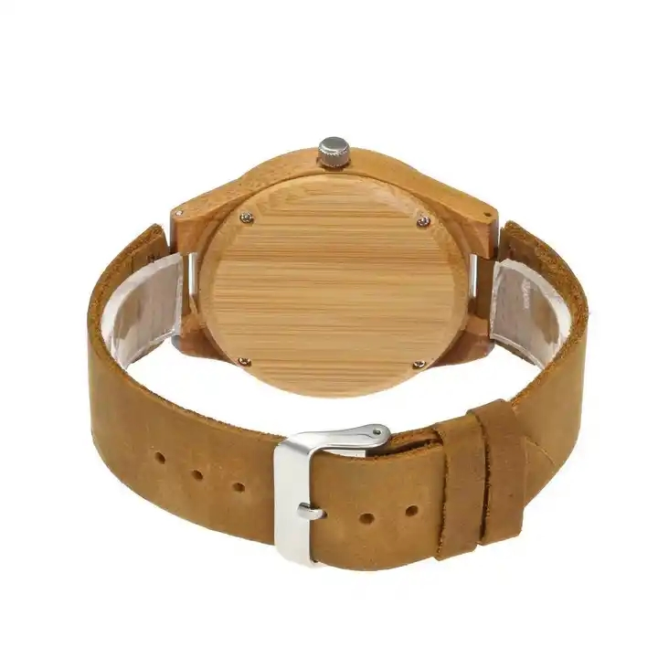 Wood Man Design Your Own Japan Quartz Bamboo Wooden Watch