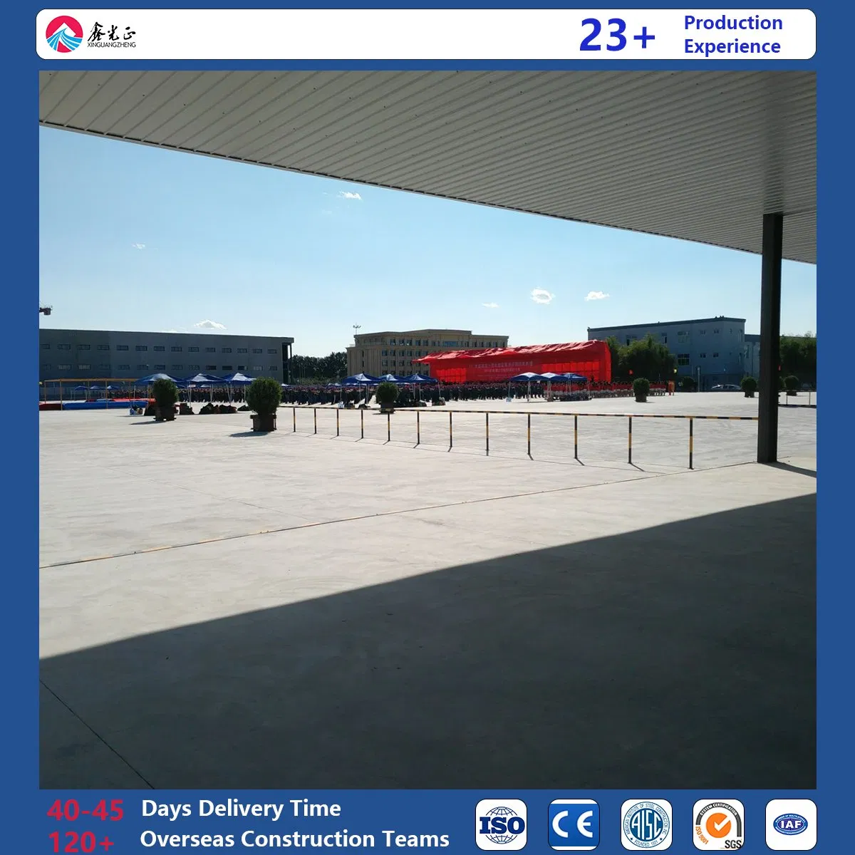 Short Construction Period, Beautiful and Exquisite Prefabricated Steel Structure Building