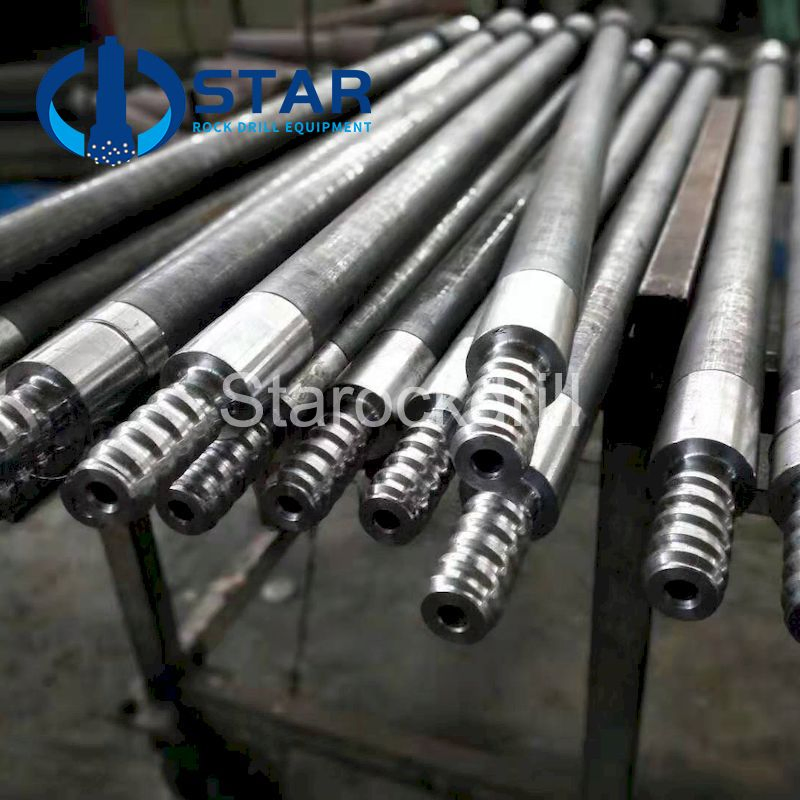 Rock Drilling Mining Thread Drill Rod Top Hammer Drilling Tools R25 T45 T51 Speed Rod Extension Drill Rod