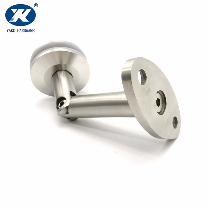 Stainless Steel Adjustable Support Clamp Glass Awning Canopy Stair Balcony Handrail Post Bracket Connector