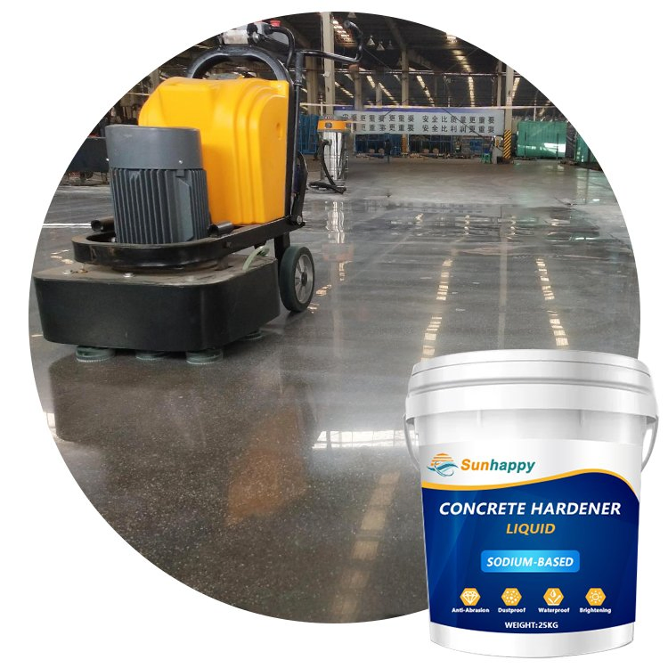 Good Price Sodium-Based Concrete Liquid Curing Agent Finish Coating Concrete/Marble/Cenment Floor Surface Densifier Hardener