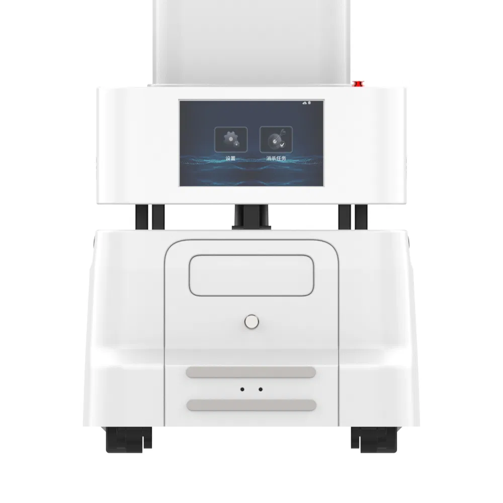 High Quality Spray Disinfect Intelligent Robot Fogging Hospital Sterilization Robot Disinfection Robot