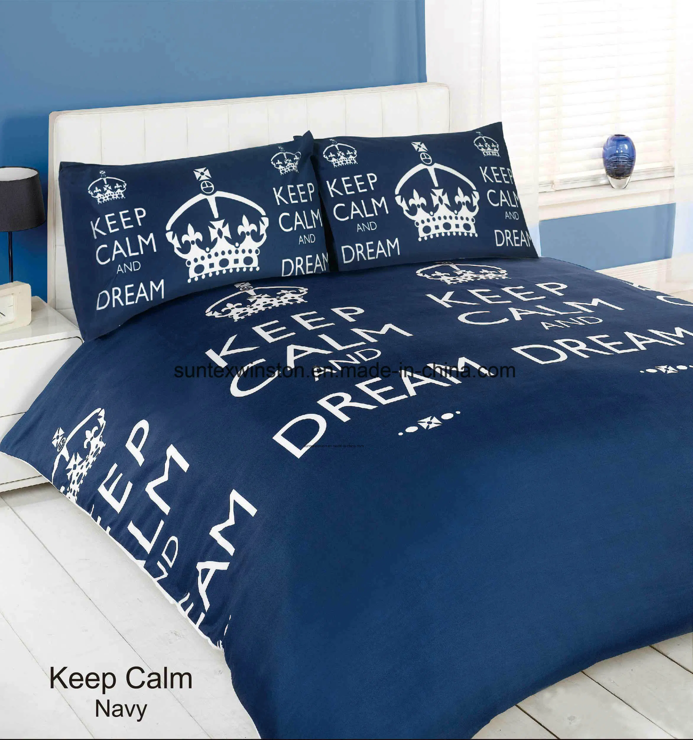 Hotsale 100% Polyester Duvet Cover Pillow Case