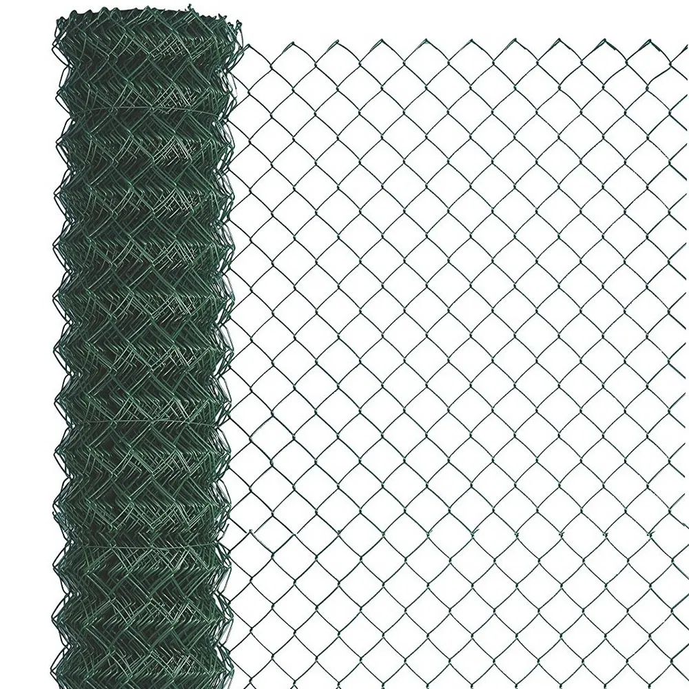Customized Durable Galvanized Chain Link Fence Diamond Mesh Wire Steel Fence Mesh Galvanized PVC Coated Panels for Long Regular Use