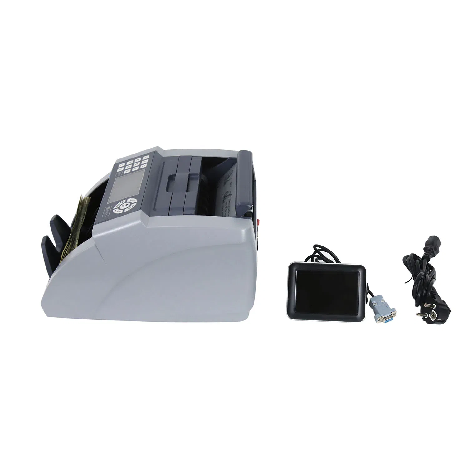 LD-2110 Professional Money Counter Bill Counting Machine with UV MG IR and Counterfeit Detection Bankonte Cash Detector