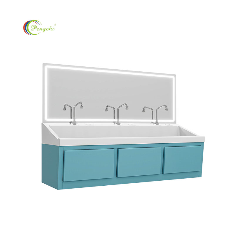 Operating Room Medical Handwashing Sink with Emergency Shut-off for Safety
