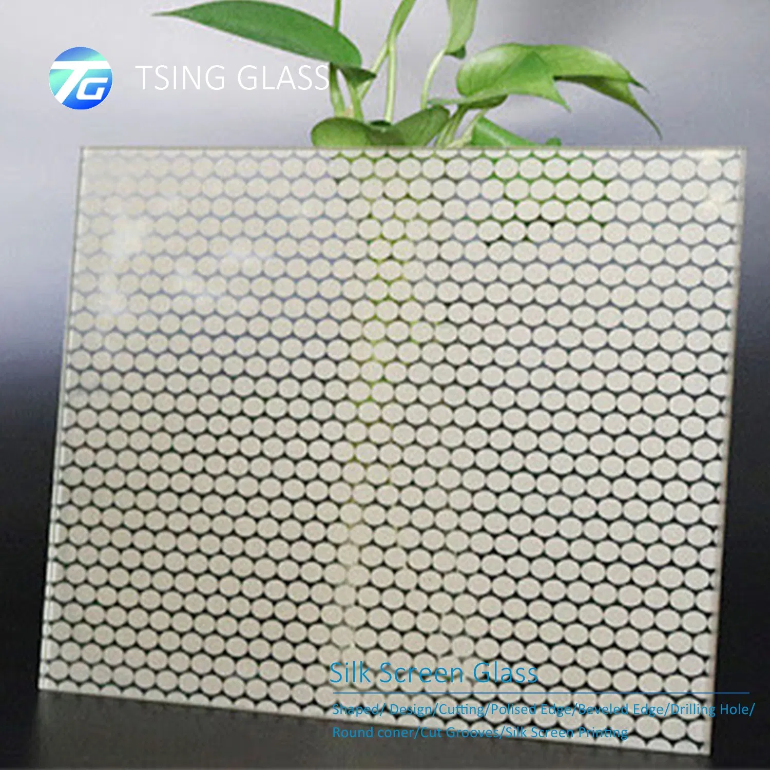 Designed/Customized Printing Designed Glass with Different Patterns Silk Screen Glass