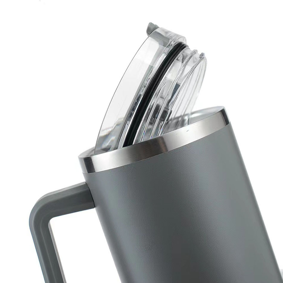 Custom Logo 40oz 304 Stainless Steel Tumbler Cups in Bulk Vacuum Cup Insulated 40oz Tumbler with Handle and Lids