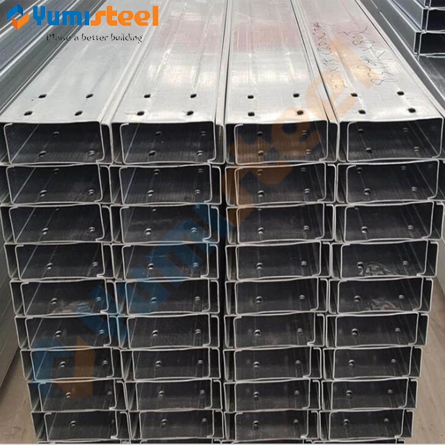 Galvanized Building Meaterial C/Z Purlins / Channel Beams for Roof