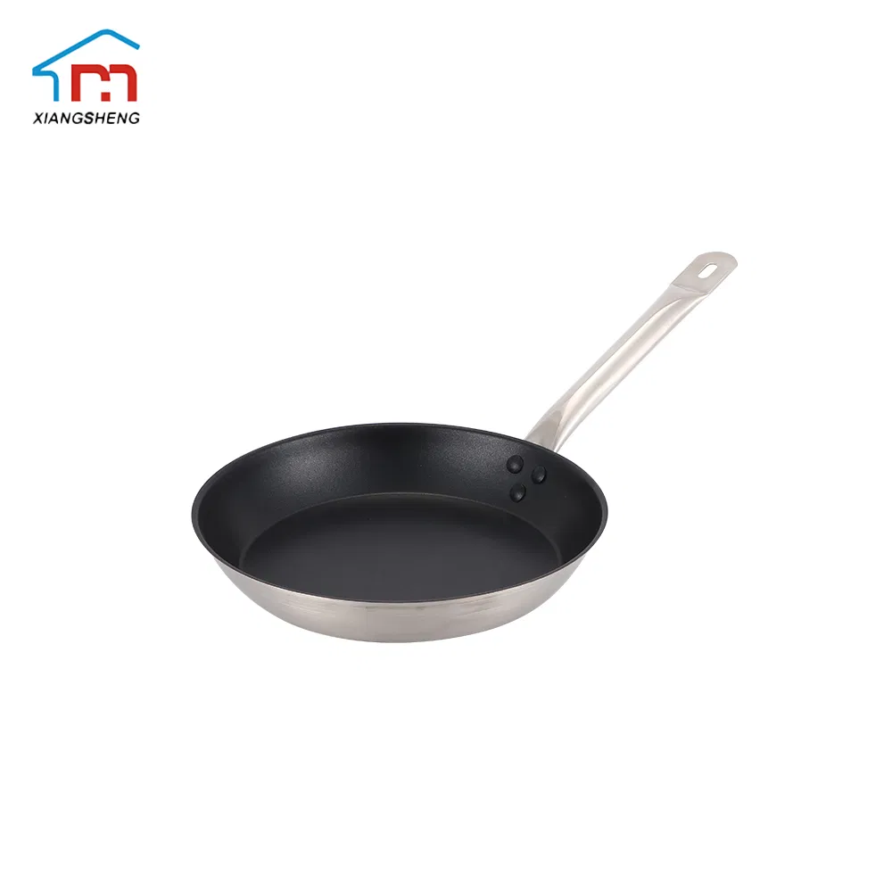Xiangsheng Stainless Steel Non Stick Frying Pan with Compound Base Fry Pan