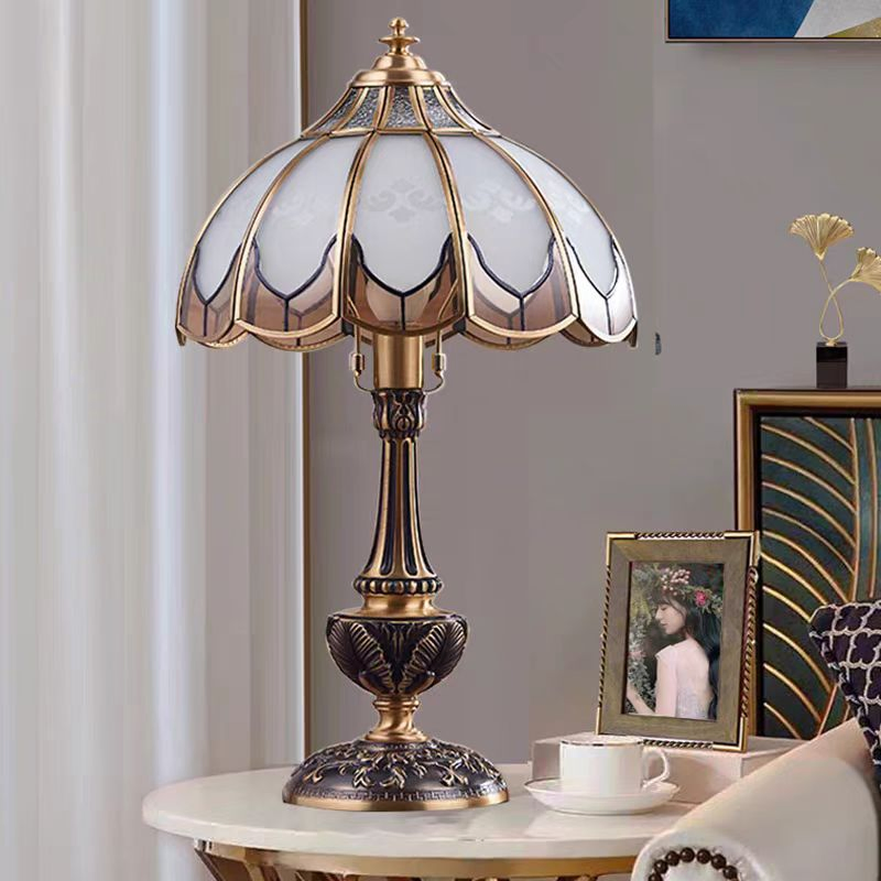 Pure Copper Retro Desk Lamp Warm Living Room Bedroom Bedside Lamp