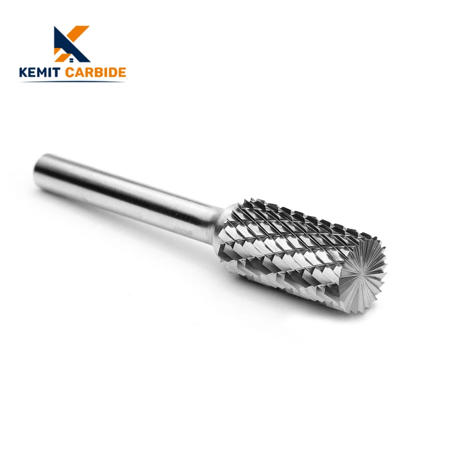 High-Hardness and Shock-Resistant Cylinder End Cut Sb Tungsten Cemented Carbide Rotary Burrs