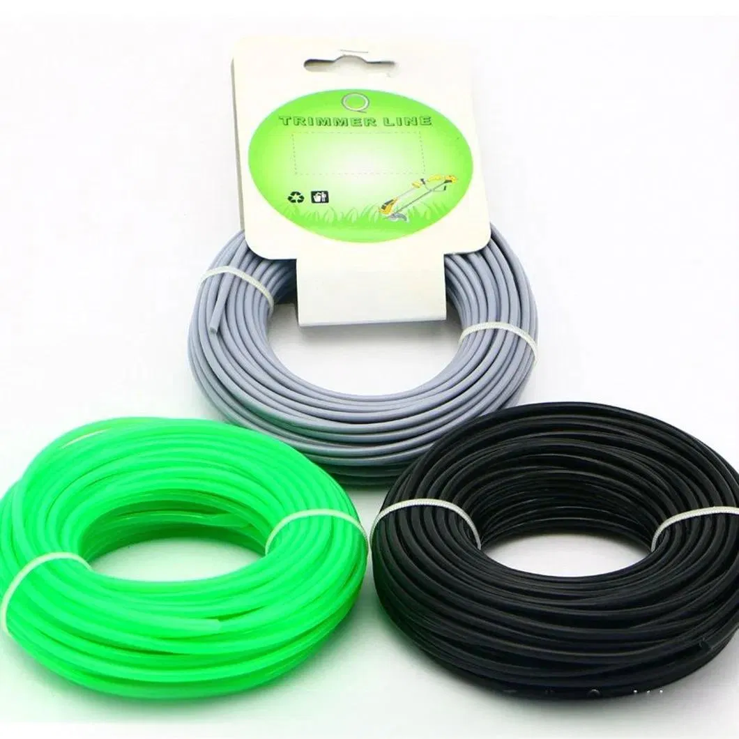 120 Inch Heptagon Grass Trimmer Nylon Trimmer Line Gray 3.00mm.