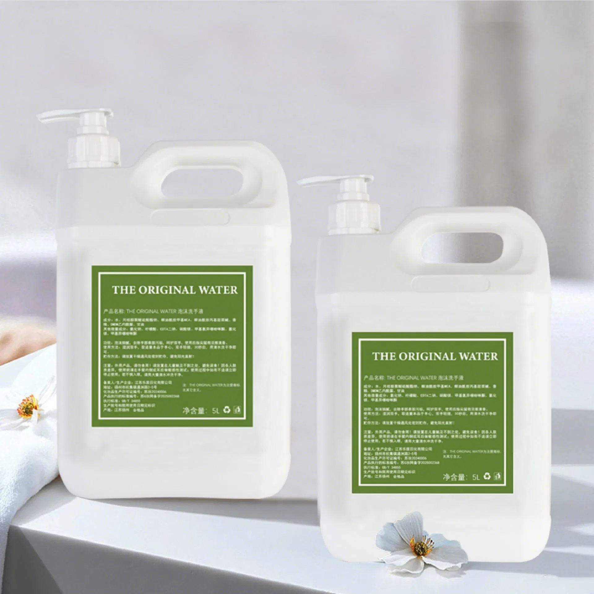 5L Hand Wash Refill Bottle Custom Liquid Hotel Bathroom Toiletries Wholesale