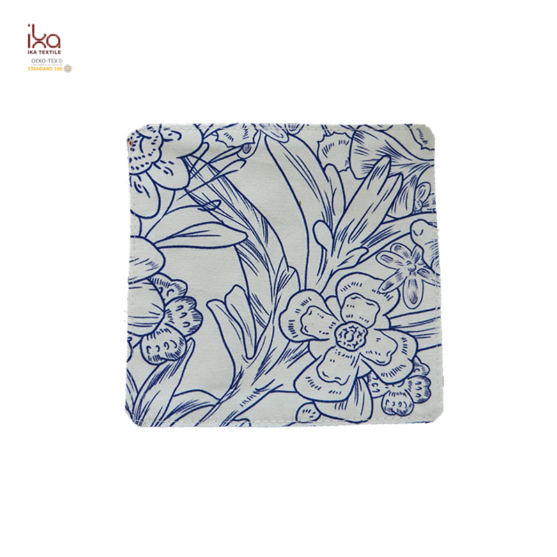 Natural Party Decorative Wholesale Table Personalized Color Embroidery Printed Custom Cotton Cocktail Napkin with Logo