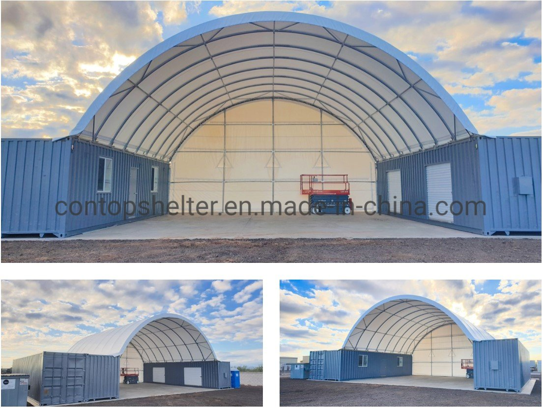 Prefabricated Building Dome Shelter for 40FT Containers