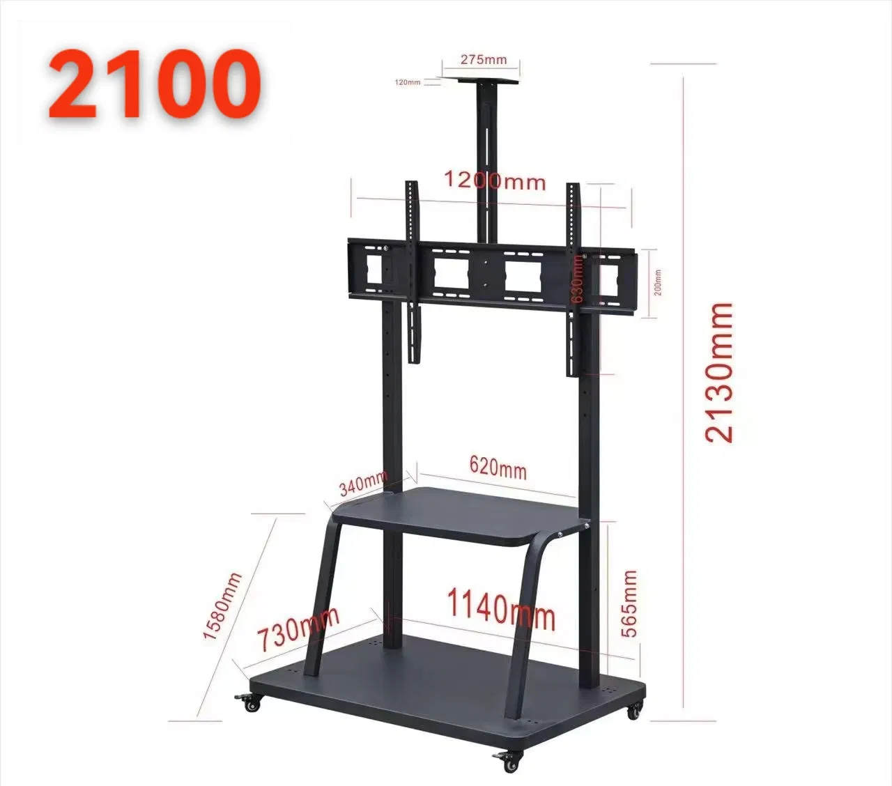 Кронштейн для телевизора TV Mount 2100, черный