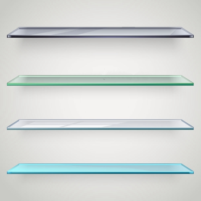 Tempered Silk Screen Printed Fridge Shelf Glass