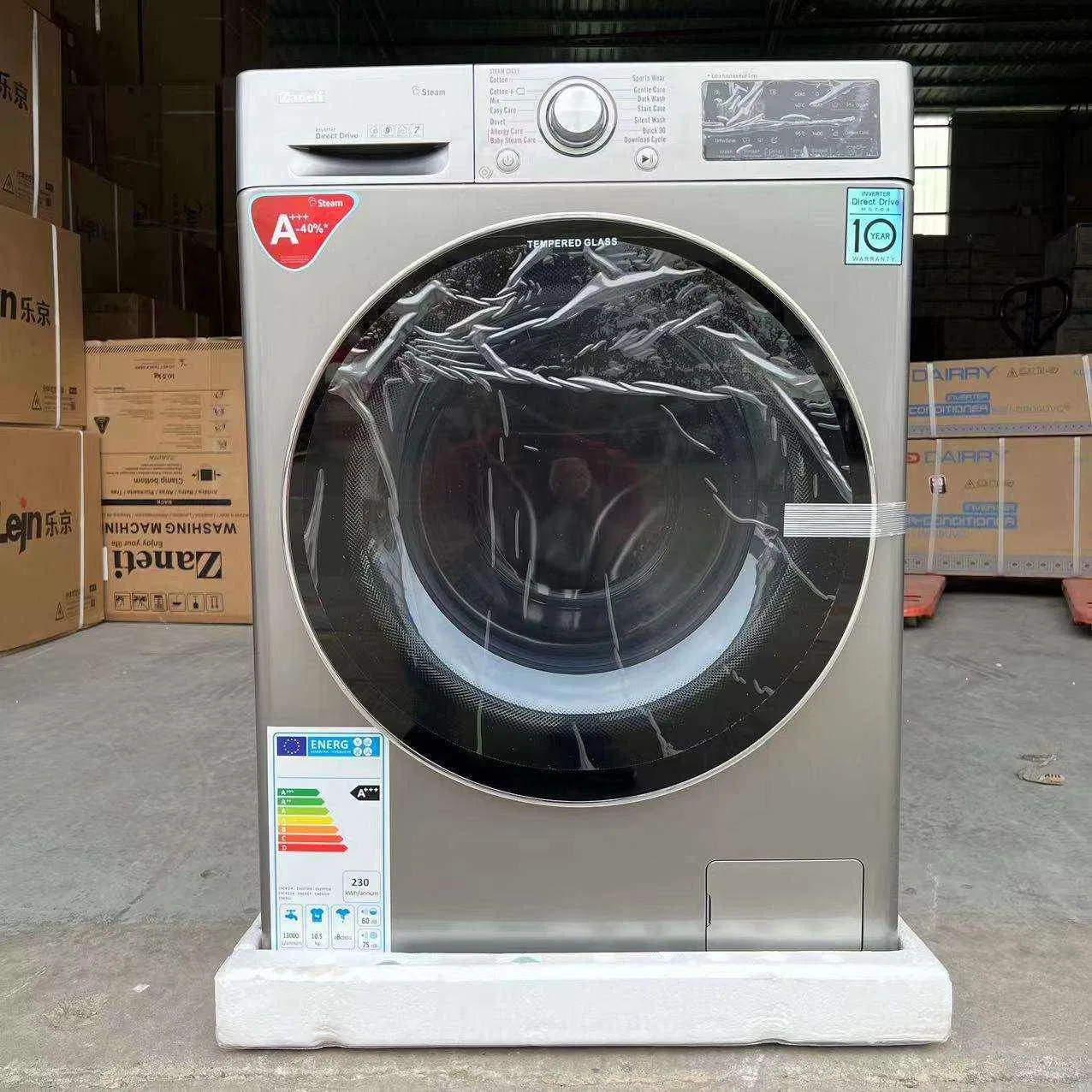 10.5kg 12kg 13kg Smart White Front-Load Washers with Dryer