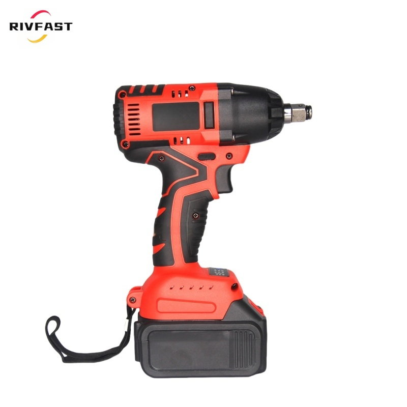 1/2'' Inch 550n. M Impact Wrench Torque Brushless Motor 20V Cordless Rechargeable Battery Garage Tools for Auto Car Tyre Tire Repair Services