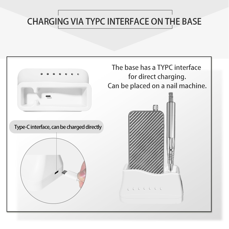 at-Ndb-186&B9 35000rpm Brushless Nail Drill Machine Portable Professional Price