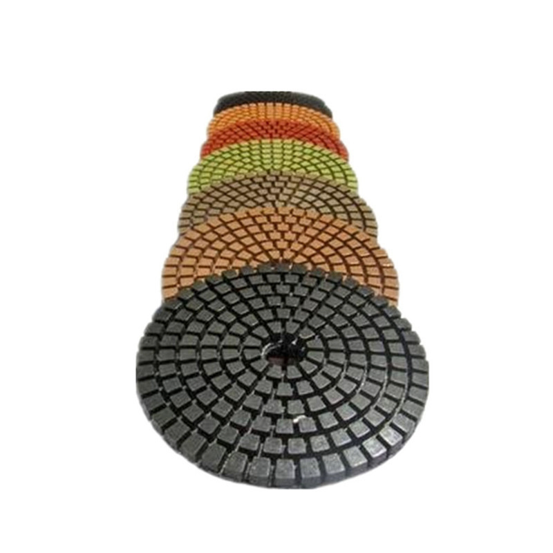 Professional 7 Step Black and White Wet Using Polishing Pads