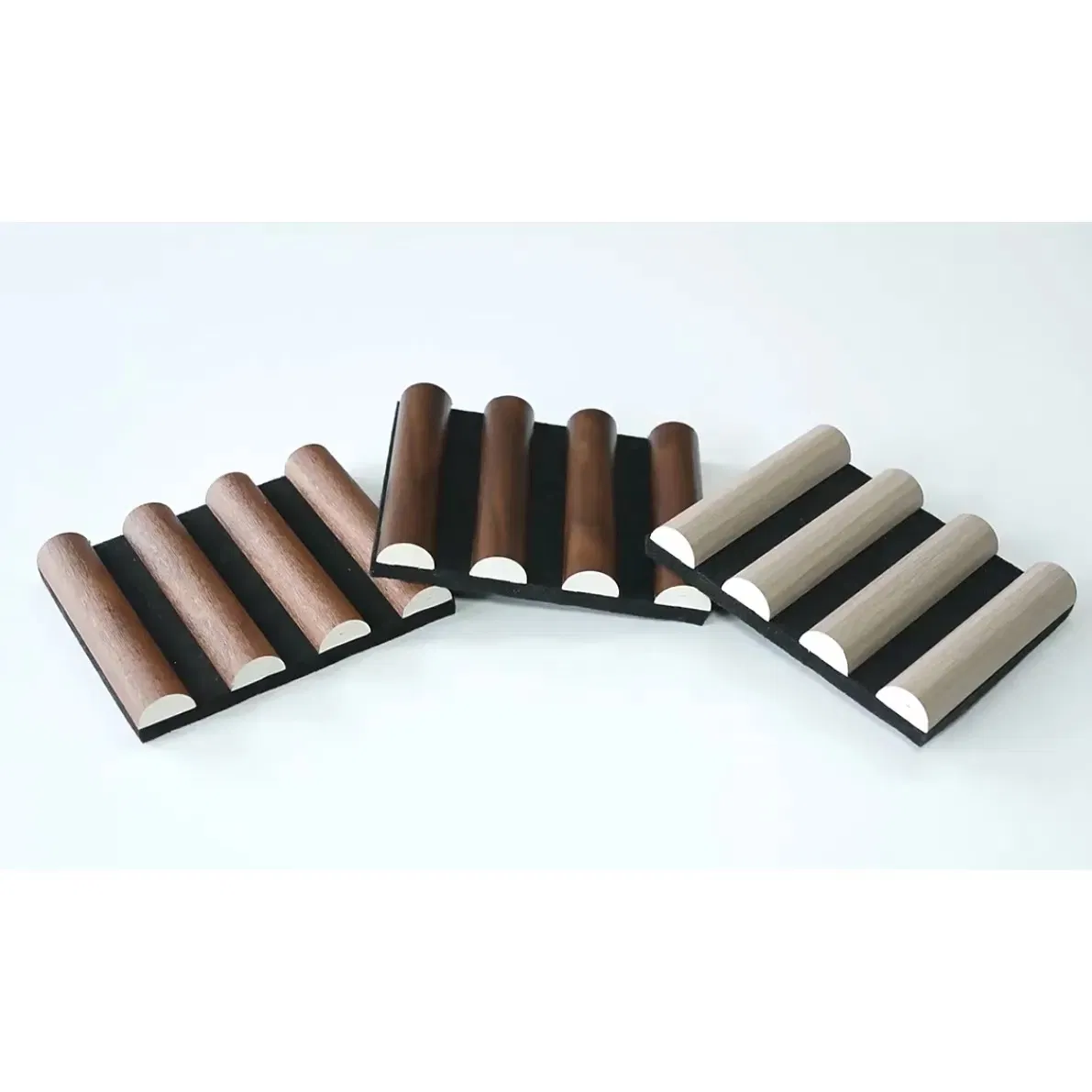 China Factory Price Construction Panel Wooden Grille Polyester Fiber Acoustic Acoustic Panel Eco-Friendly Indoor Soundproofing Wall Panel