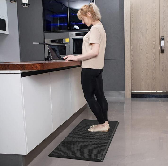 Kitchen Floor Non Slip Waterproof Kitchen Floor Mat Memory Foam Kitchen Mat Comfort Standing Mat for Front of Sink Laundry