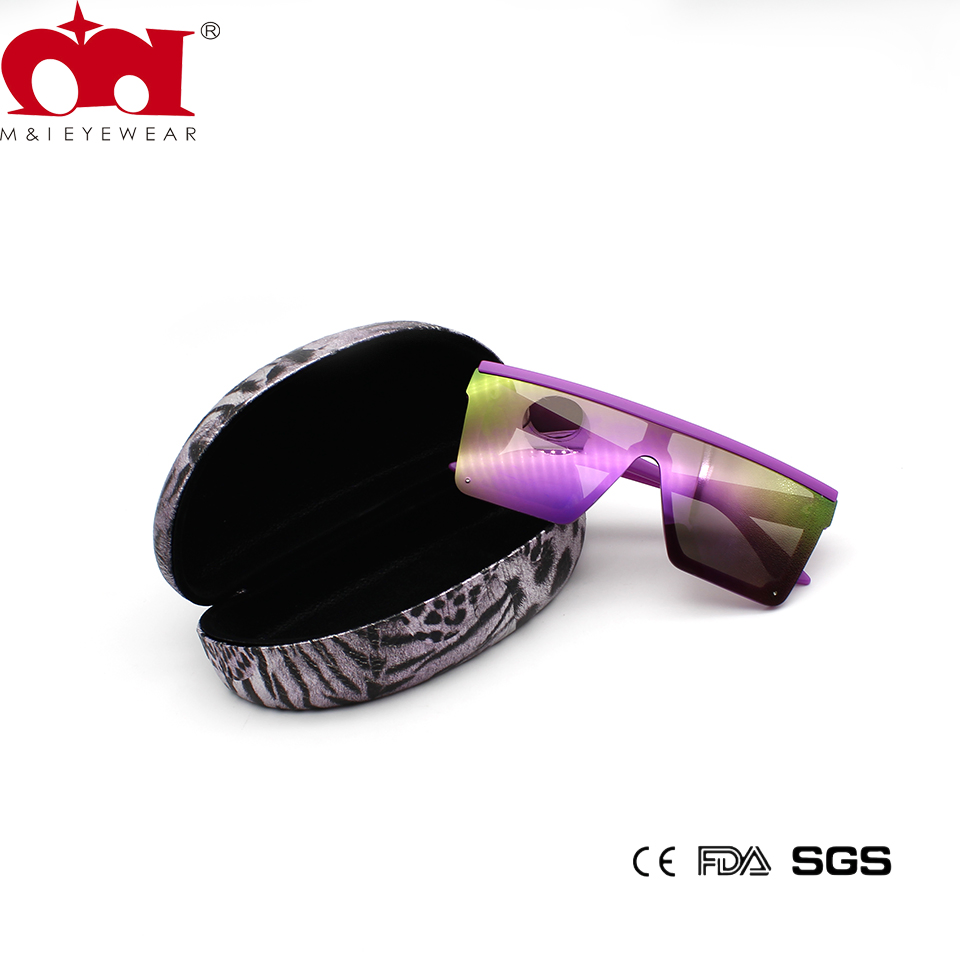 Purple Leopard Print Fashion Classic Pattern Hottest Selling Sunglasses Case Box
