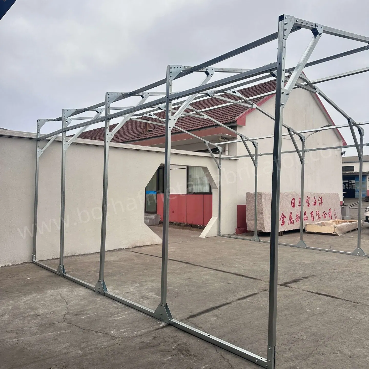 20*20 Prefabricated Car Shelter Metal Carports (Frame Only)