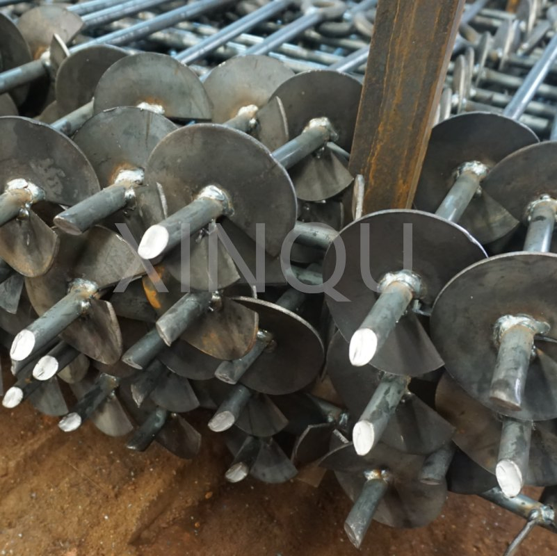 Винтовой анкер двойной спирали для грунта