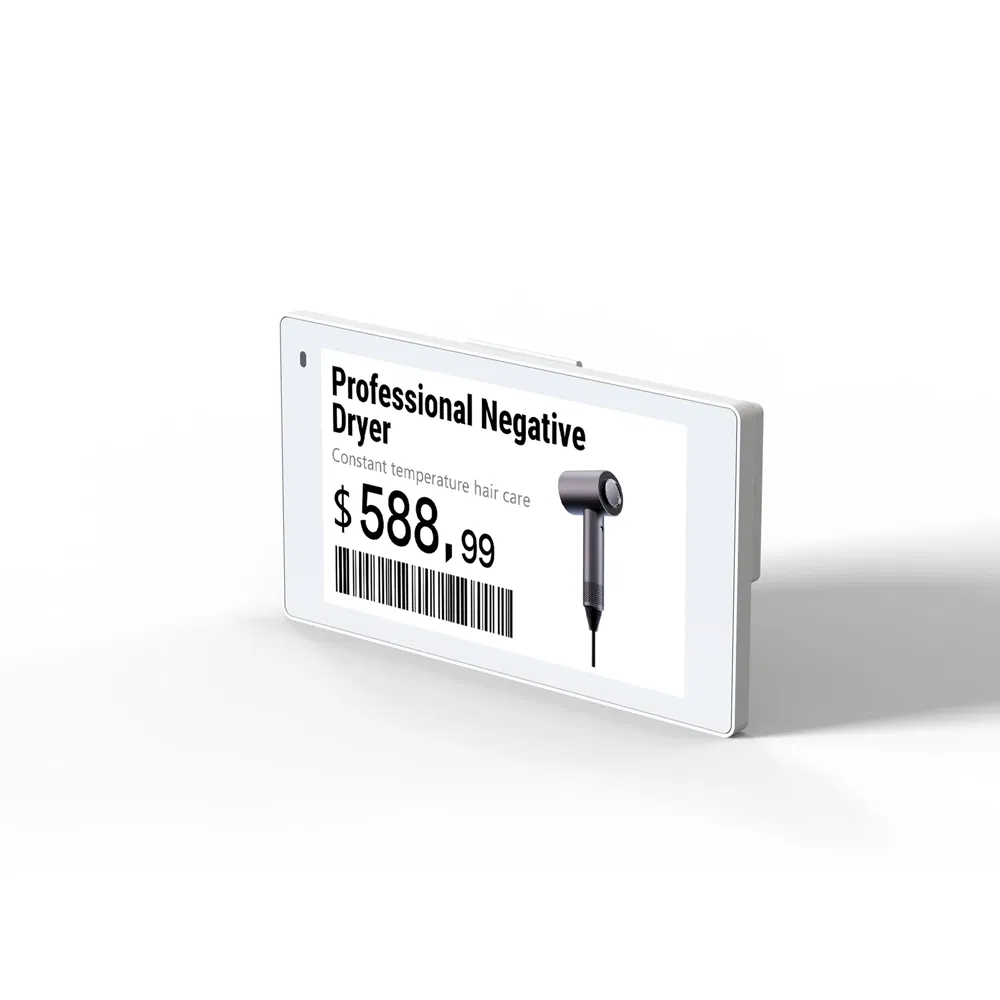 Smart E-Paper 3.7 Inch Bluetooth Electronic Price Tag with EAS System Tag