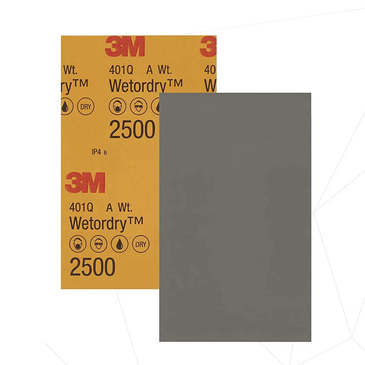 Наждачная бумага 3M 401Q водостойкая, 1500, 200 шт.