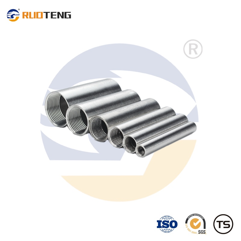 [Ruoteng] Stainless Steel Female Full Coupling, Seamless Pipe Coupling Long Type Thread Socket