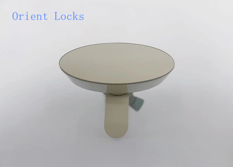 Euro Bathroom Cylinder Lock with Removable Big Oval Shape Knob