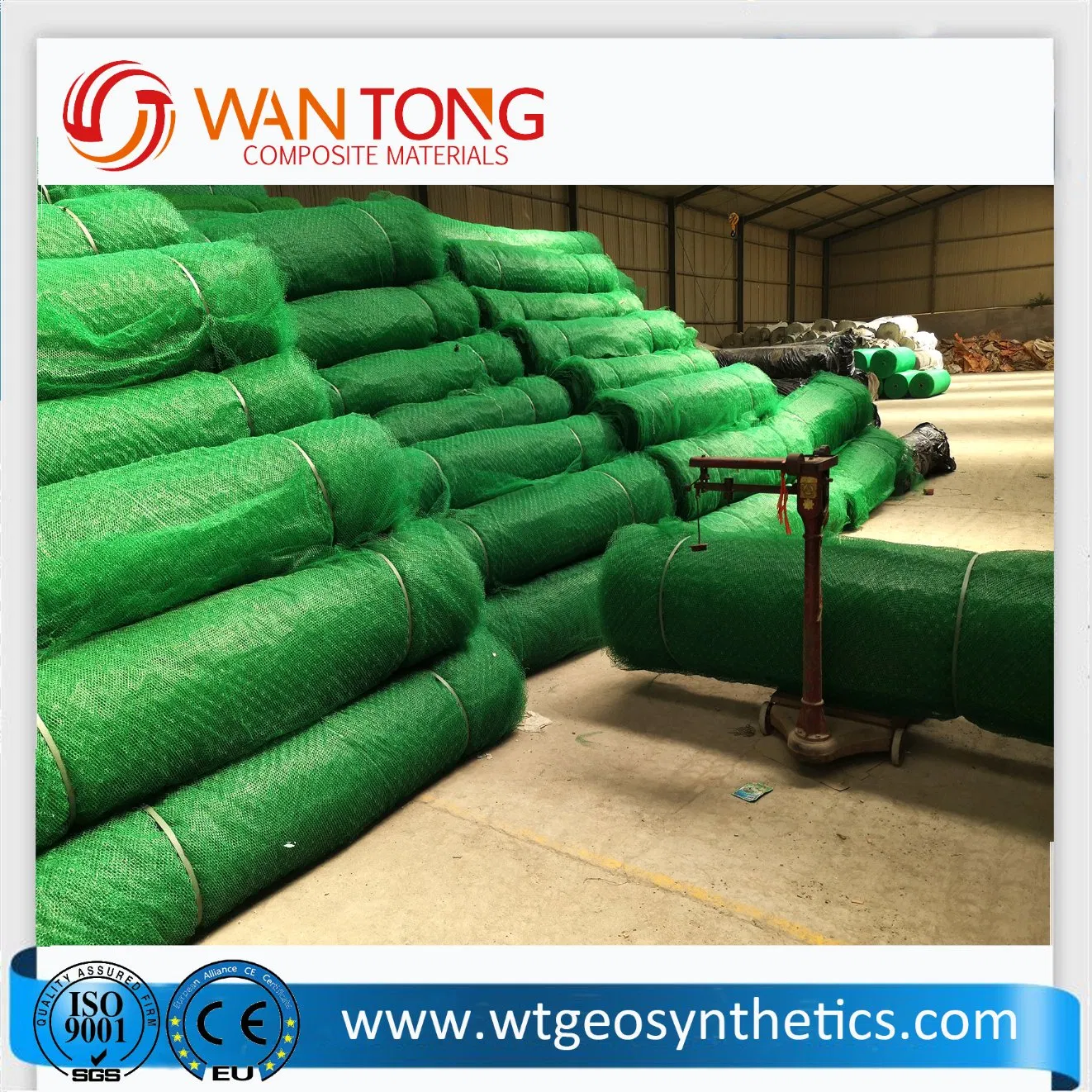 Preventing Soil/Grass Protection/ISO Standard/Soil Saver Mesh 3D Geomat