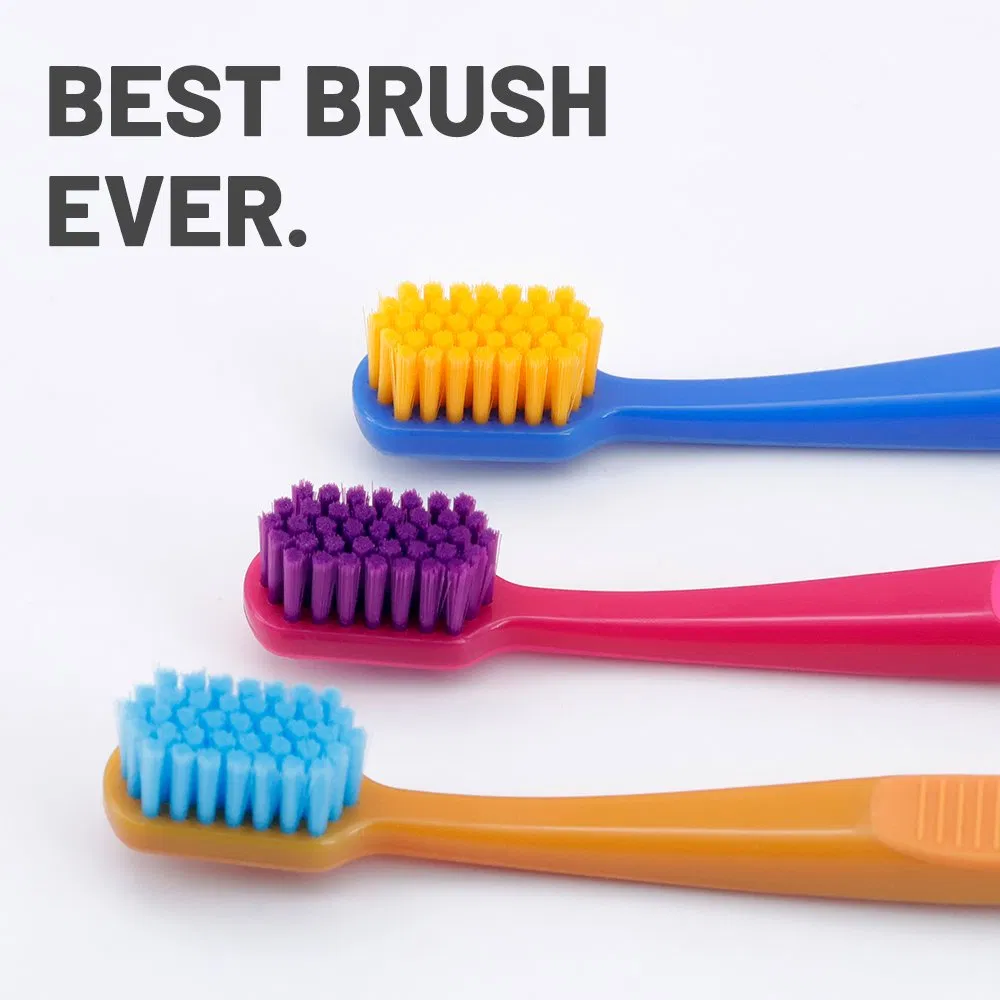 Wholesale OEM High Quality Toothbrush Custom Logo Oral Care Manual Adult Toothbrush Manufacturer