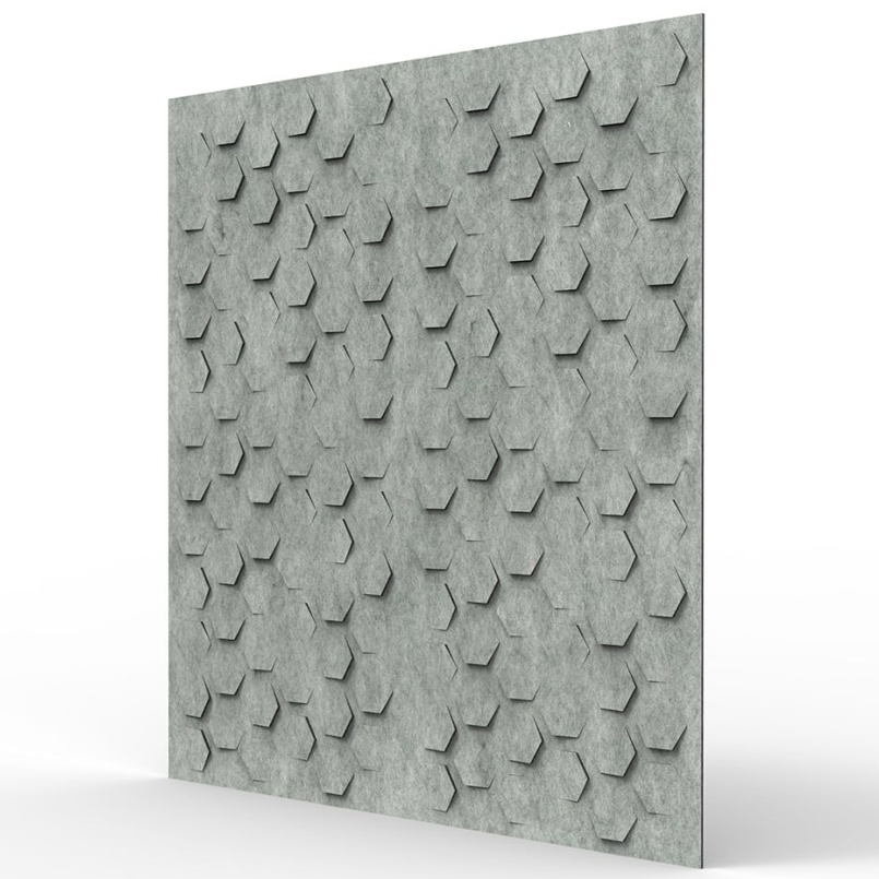 Modern Building Decoration Material Acoustic Treatment 9mm Polyester Fiber Pet Felt Fabric Panels Sound Absorber for Walls Home Theater Recording Studio