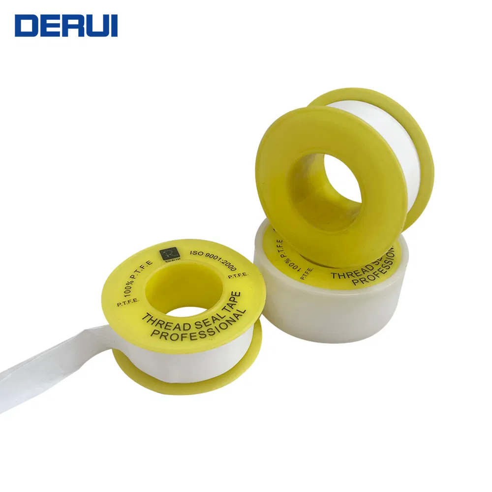 Custom Thickness/Density/Length 1/2 in. Water Pipe Thread White PTFE Teflon Tapes