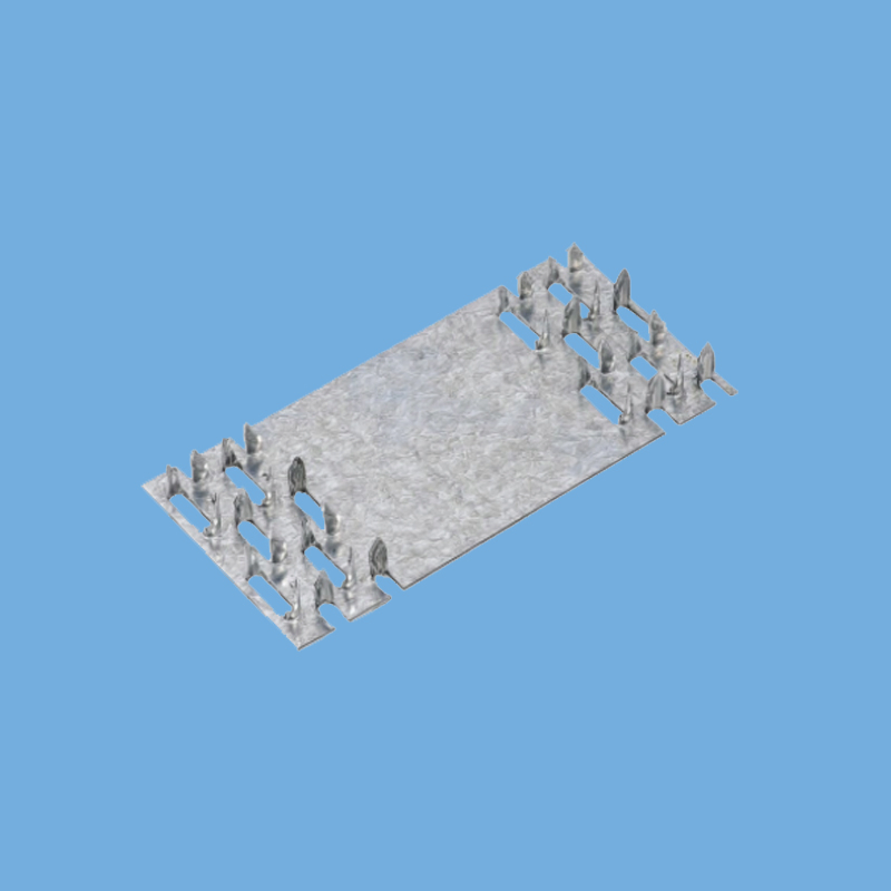 Металлические скобы для крепления дерева