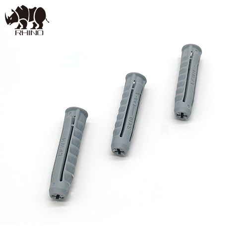 Quality Plastic Material Wall Plugs Grey Color Fixing Expansion Wall Anchor