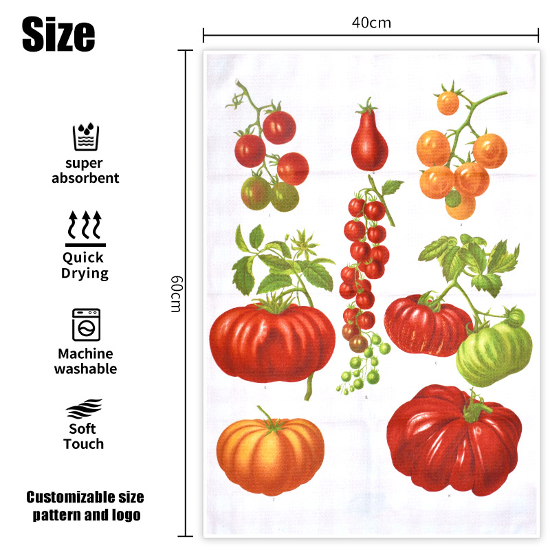 Wholesale Microfiber Kitchen Dish Waffle Towel Comfortable Eco-Friendly Soft Hand Towels