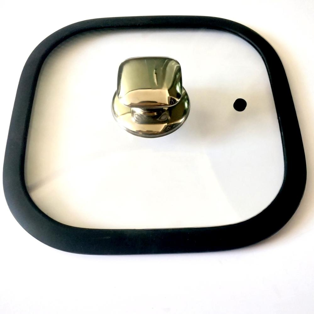 Silicone Glass Lid Cookware Part Cookware Glass Cover in China